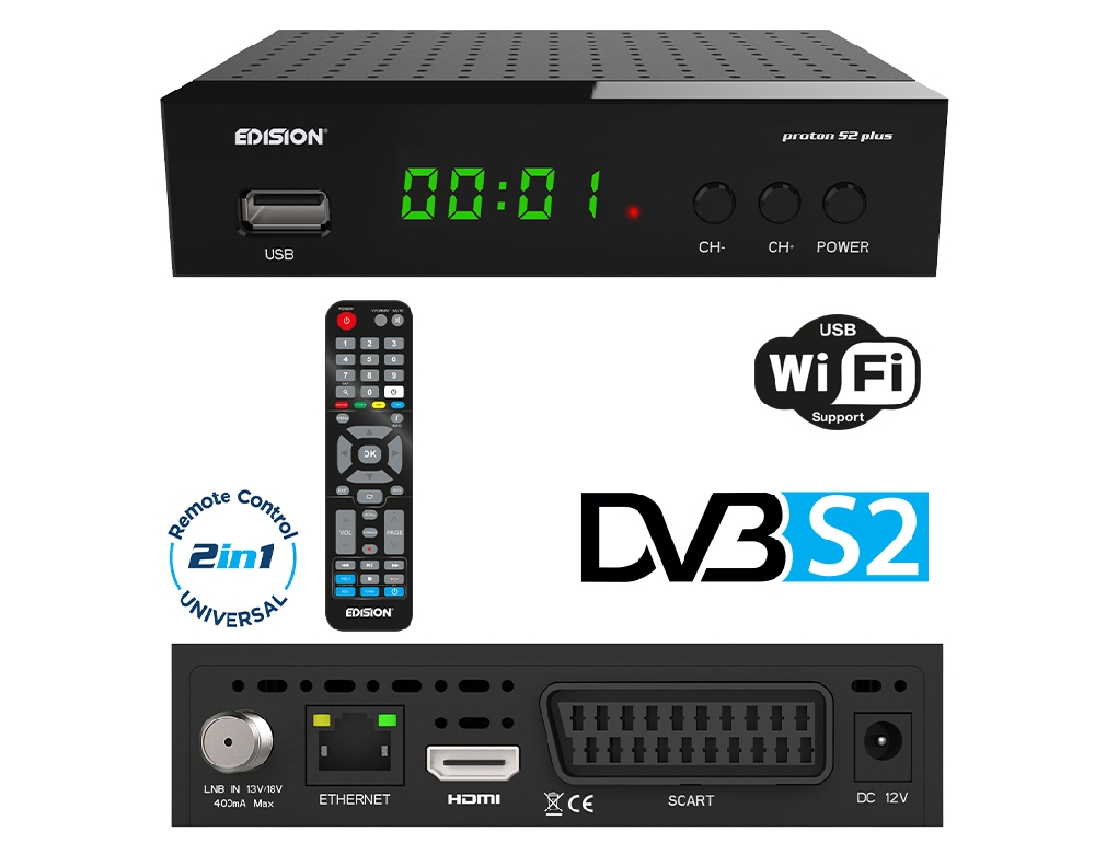 Picco T265 ALLIMITY Mandos A Distancia Compatible Con Edision Receiver