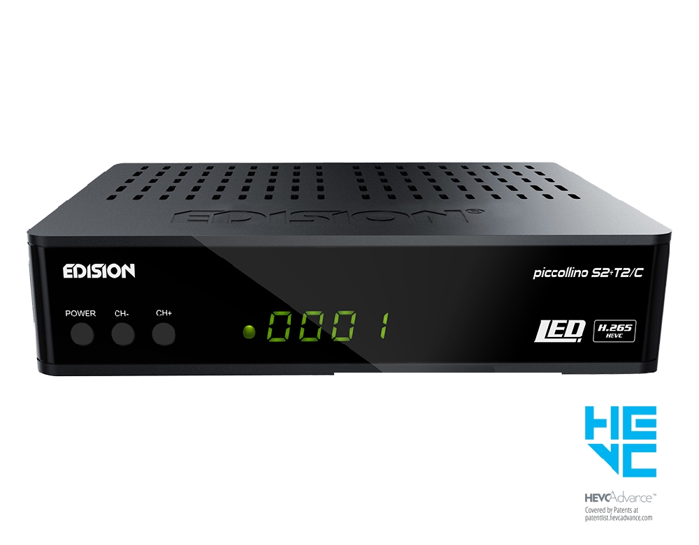 Edison Piccollo S2+T2/C Full HD Satelliten-Kabel-Re Produktbild-Vorschau 3