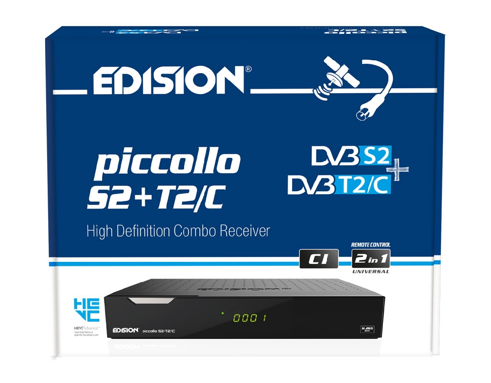DECODER PICCOLLO 3 IN 1 PLUS CON TELECOMANDO