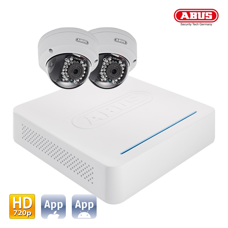 TVVR36200 NVR Kit + 2 Outdoor Cameras Dome