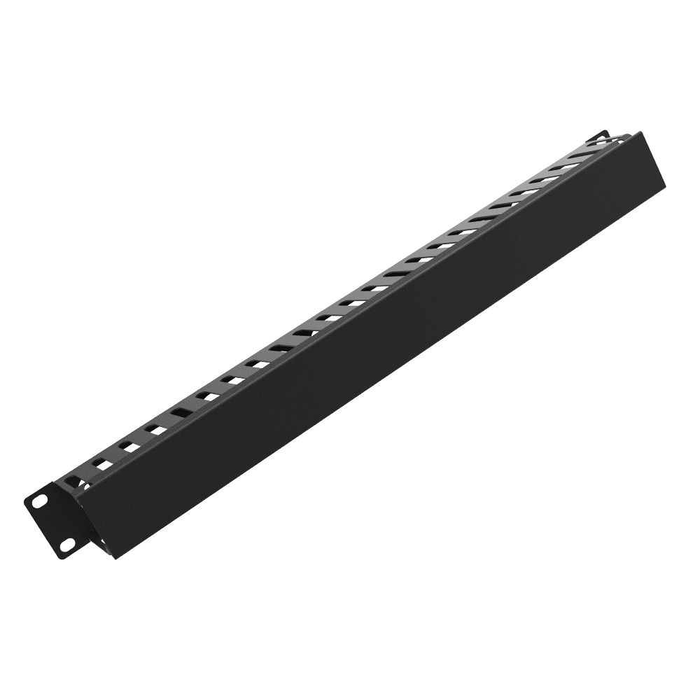 Cable Manager 19'' 1U with Front Cover