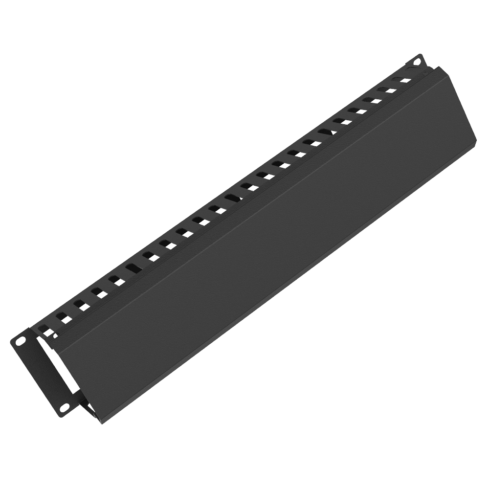 Cable Manager 19'' 2U with Front Cover