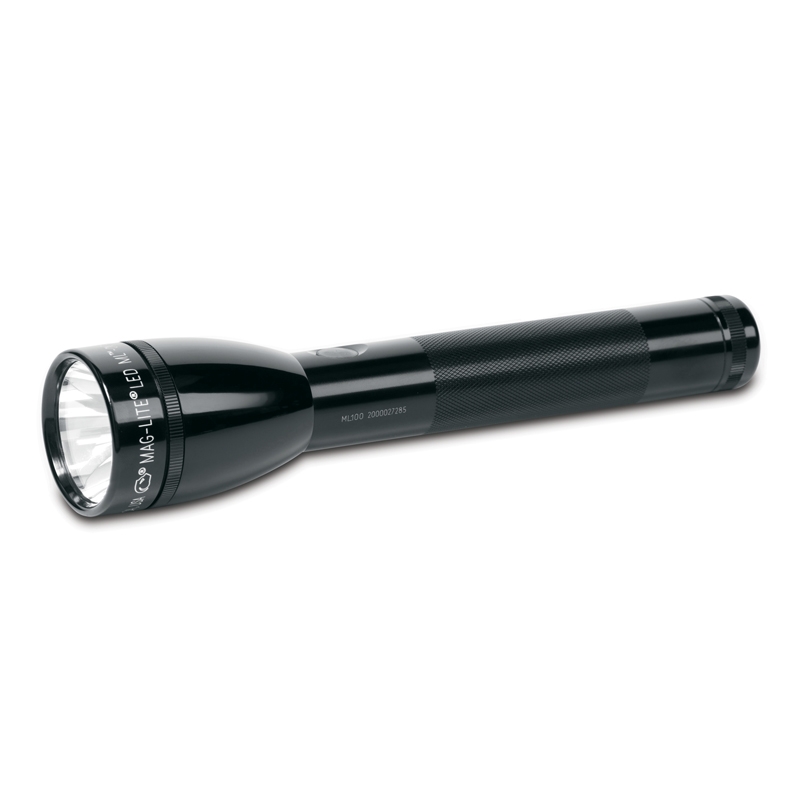 ML100-S2DX6 MAGLITE ML100 2x C LED Flashlight black