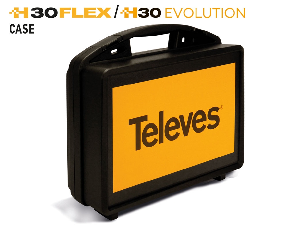 Televes 593302 H30 flex medidor campo portátil DVB-S/S2/T2 - Delytel