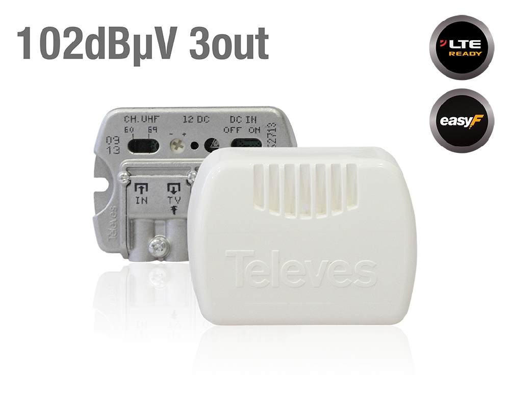 562703 ΕΝΙΣΧΥΤΗΣ VHF/UHF ''EasyF'' 3out