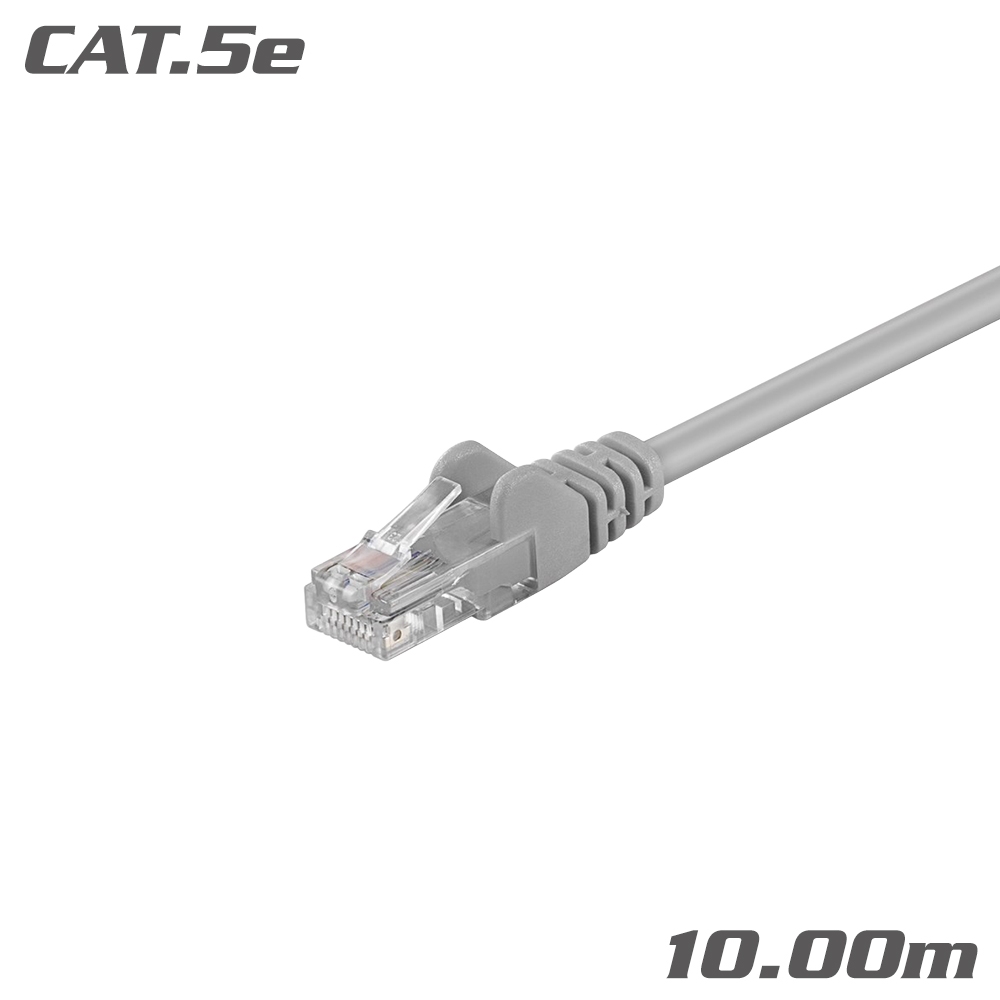 68347 KABEL Patch Cat.5e U/UTP Grau 10.0m