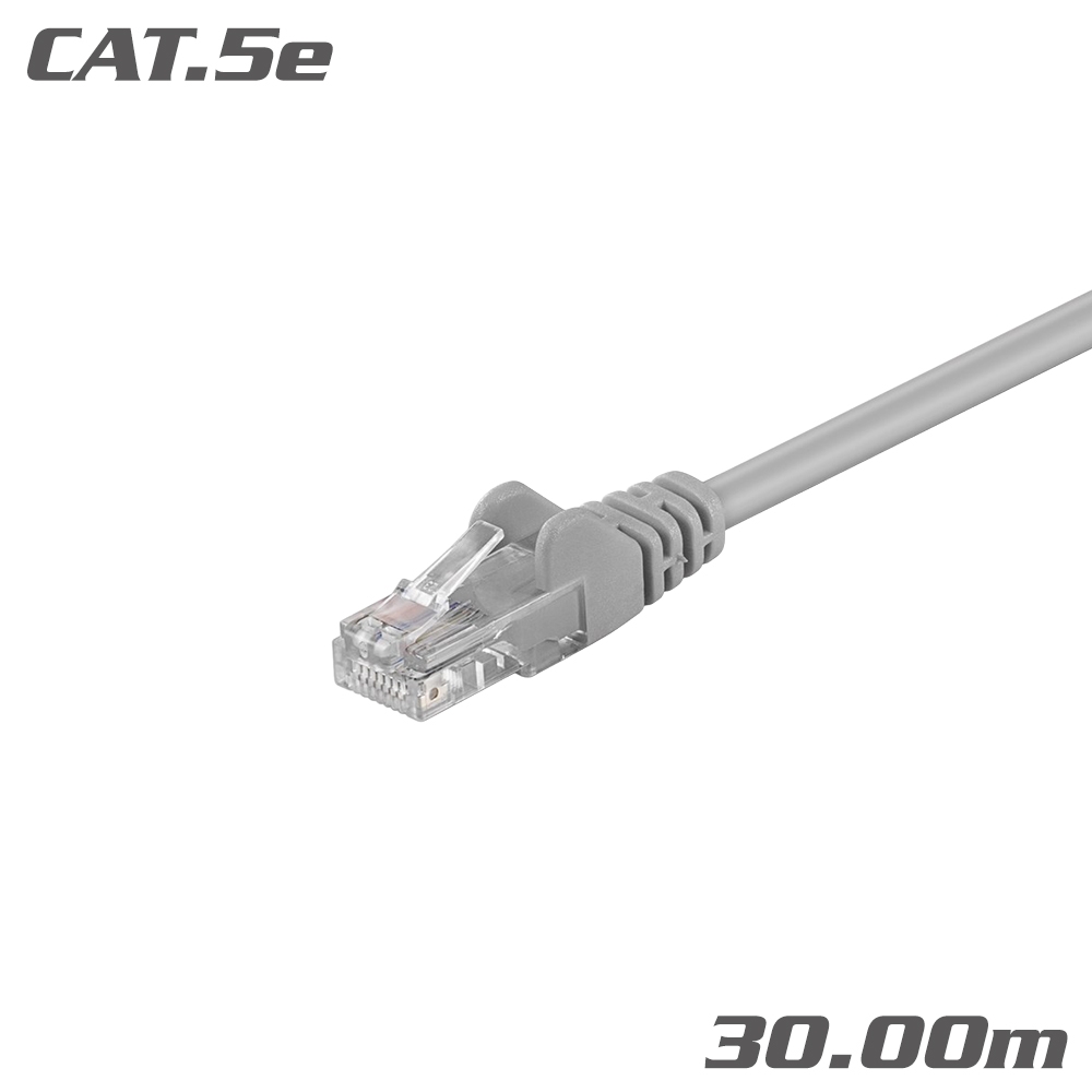 68372 KABEL Patch Cat.5e U/UTP Grau 30.0m