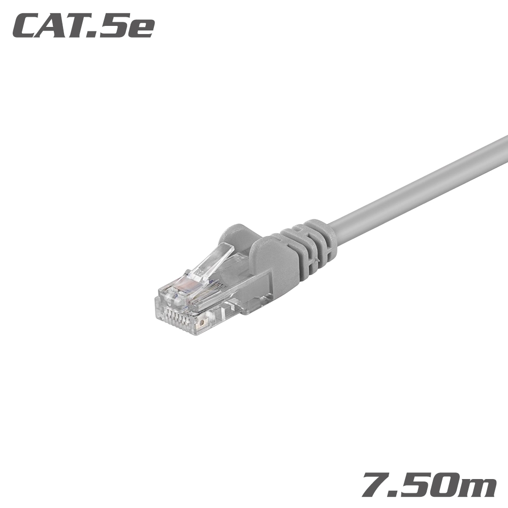 68387 Patch Cable Cat.5e U/UTP CCA Grey 7.50m