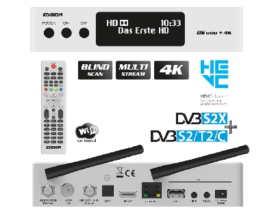 OS MIO+ 4K S2X + S2/T2/C White