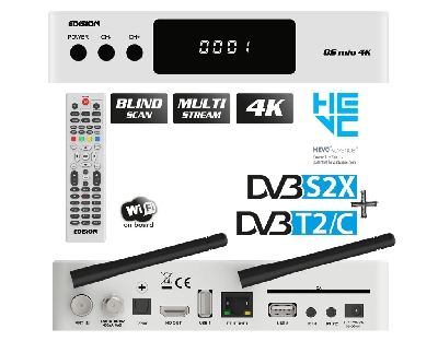 OS MIO 4K S2X + T2/C White