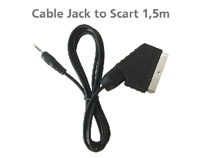Jack zu Scart Kabel 1,5m