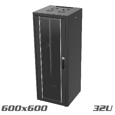 SELECT Free Standing Cabinet 19" 600x600 32U black