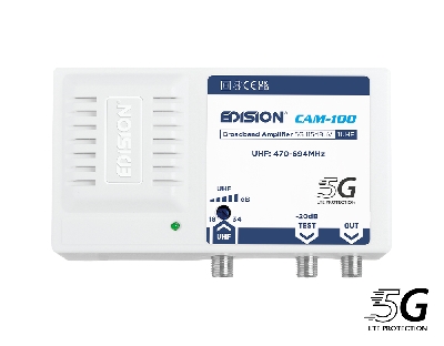Breitband-Verstärker CAM-100 5G 1UHF 115dBμV