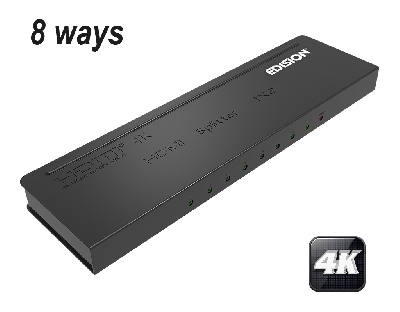 4K HDMI Splitter 1 x 8