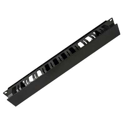 533160 Πλαστικός Οργανωτής Καλωδίων για Rack 19'' 1U με καπάκι