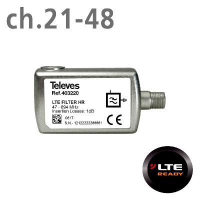 403220 LTE FILTER 5G (ch.21-48) F