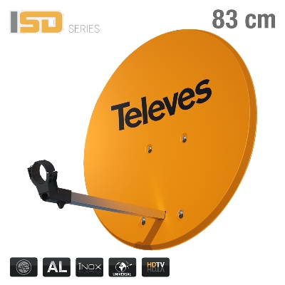 793111 ISD DISH 83cm ALU ORANGE