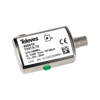 400610 ΕΝΙΣΧΥΤΗΣ ΓΡΑΜΜΗΣ F 470-790MHz 13dB 107dBuV UHF LTE