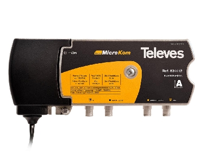 534412 MicroKom Line Amplifier 85-1220MHz 30/35dB 124dBuV + RP DOCSIS