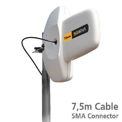 650102 5GNOVA 4G/5G LTE ANTENNA w. Cable 7.5m SMA Male