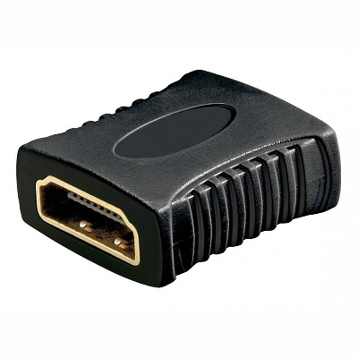 60729 HDMI adaptor, HDMI female-HDMI female, gold-plated