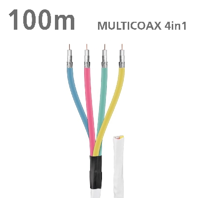 67329 MULTICOAX Cable 4in1 100m