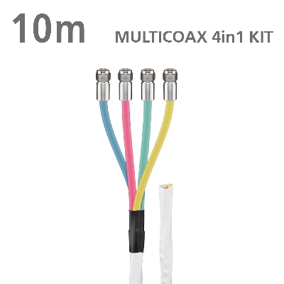 67330 MULTICOAX Cable 4in1 KIT 10m