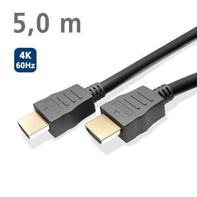 61161 HDMI CABLE 4K ETHERNET 5.0m