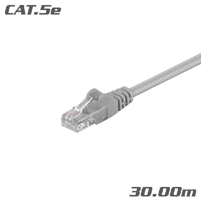 68372 KABEL Patch Cat.5e U/UTP Grau 30.0m