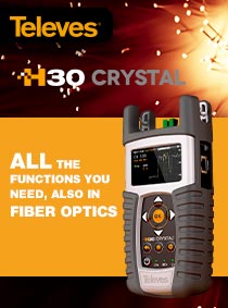 TELEVES H30CRYSTAL , NEW VERSION WITH FIBER OPTIC MEASUREMENTS!