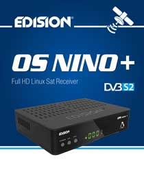 EDISION OS NINO+ DVB-S2, ΝΕΟ ΜΟΝΤΕΛΟ ΔΕΚΤΗ LINUX ΤΗΣ EDISION! 
